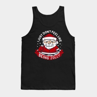 Funny Santa - Not So Jolly Old Saint Nick Tank Top